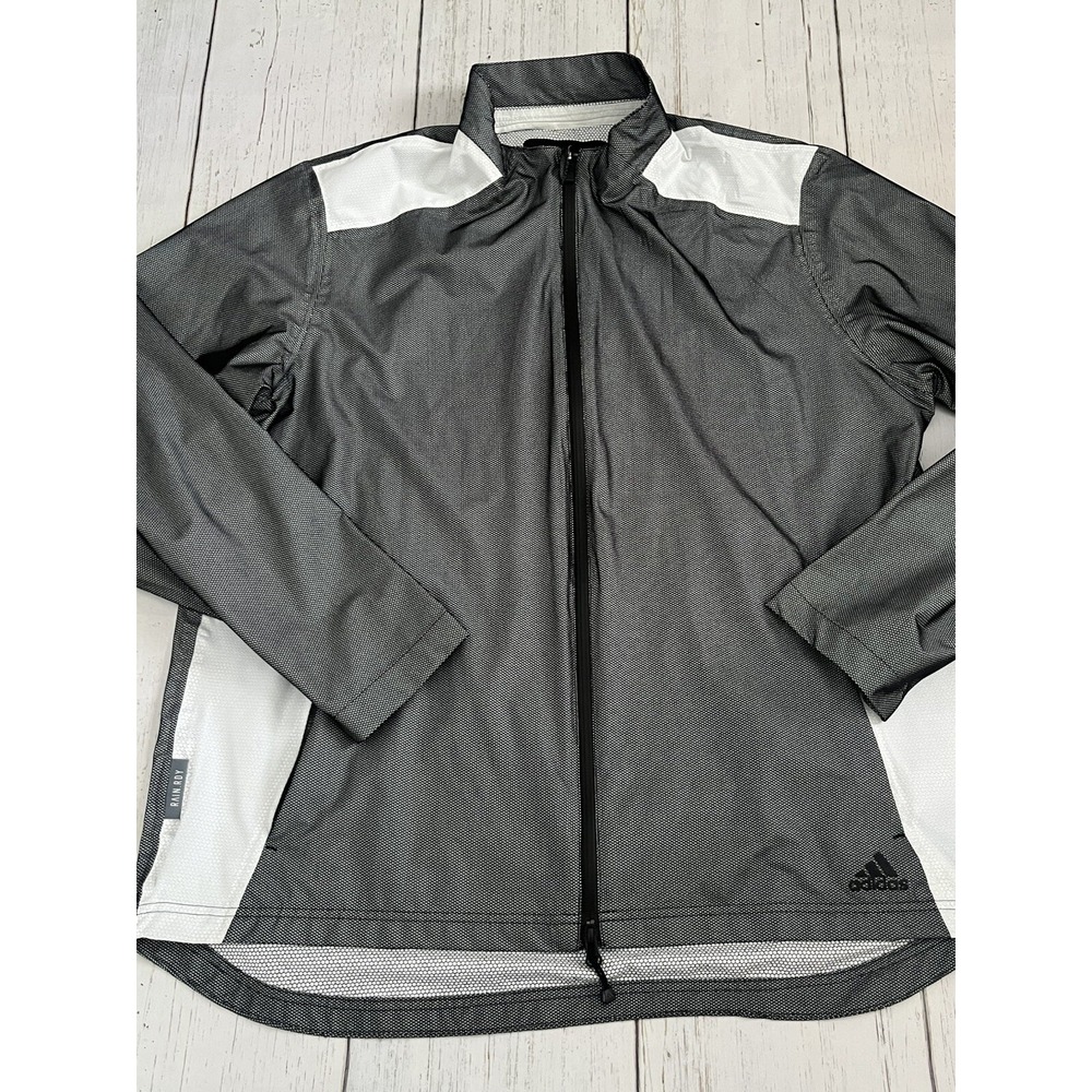 Adidas Golf Rain RDY Waterproof Jacket Black/ White FR1407 Men's XL